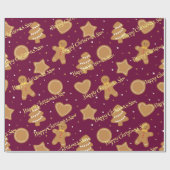 Papier Cadeau Papier d'emballage personnalisé motif de Noël (Plat)