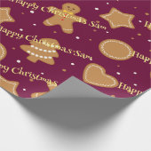 Papier Cadeau Papier d'emballage personnalisé motif de Noël (Coin)