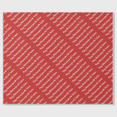 Papier Cadeau Papier d'emballage personnalisé par coutume (Plat)