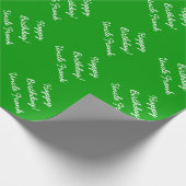 Papier Cadeau Papier d'emballage personnalisé pour des souhaits (Coin)