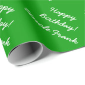 Papier Cadeau Papier d'emballage personnalisé pour des souhaits (Coin rond)