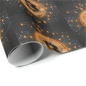 Papier Cadeau papier d'emballage personnalisé pour les commerçan (Coin rond)