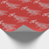 Papier Cadeau Papier d'emballage - piano à queue et personnel (Coin)