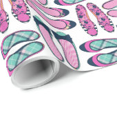 Papier Cadeau papier d'emballage plat de ballet (Coin rond)