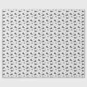 Papier Cadeau Papier d'emballage pour cerfs de fête pour cadeaux (Plat)