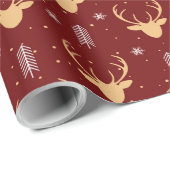 Papier Cadeau Papier d'emballage pour les vacances (Coin rond)