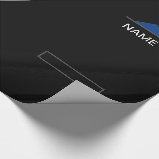 Papier Cadeau Papier d'emballage professionnel personnalisé Nom (Coin)