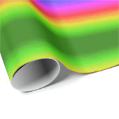 Papier Cadeau papier d'emballage psychédélique pour baleine sour (Coin rond)