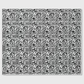 Papier Cadeau Papier d'emballage Qr-Code (Plat)