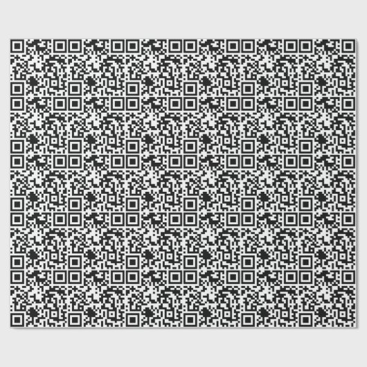 Papier Cadeau Papier d'emballage Qr-Code (Plat)