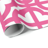 Papier Cadeau Papier d'emballage quart de trellis de Quaterfoil (Coin rond)