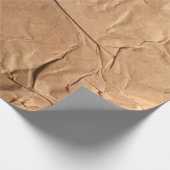Papier Cadeau Papier d'emballage Recyclé. Texture. (Coin)