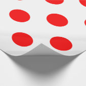 Papier Cadeau Papier d'emballage Red Dot (Coin)