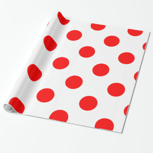 Papier Cadeau Papier d'emballage Red Dot