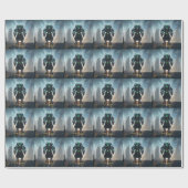 Papier Cadeau Papier d'emballage Robot 4 brillant (Plat)