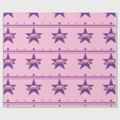 Papier Cadeau Papier d'emballage rose de Racecar (Plat)