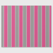 Papier Cadeau Papier d'emballage rose et argent (Plat)