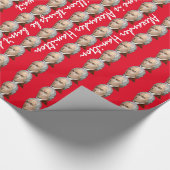 Papier Cadeau Papier d'emballage rouge d'Alexander Hamilton (Coin)