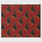 Papier Cadeau Papier d'emballage rouillé de lama (Plat)