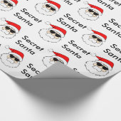 Papier Cadeau Papier d'emballage secret de Père Noël (Coin)