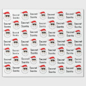 Papier Cadeau Papier d'emballage secret de Père Noël (Plat)