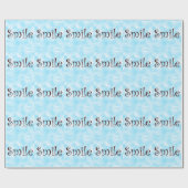 Papier Cadeau Papier d'emballage sourire (Plat)