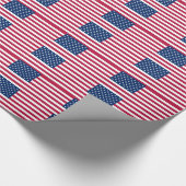 Papier Cadeau Papier d'emballage spécial patriotique avec Drapea (Coin)