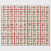 Papier Cadeau Papier d'emballage sport vintage (Plat)