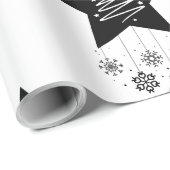 Papier Cadeau Papier d'emballage Starflakes (Coin rond)