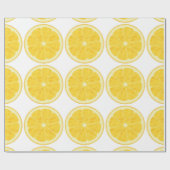 Papier Cadeau Papier d'emballage - tranche de citron (Plat)