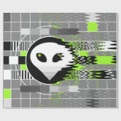 Papier Cadeau papier d'emballage TV Alien (Plat)