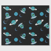 Papier Cadeau Papier d'emballage UFO (Plat)