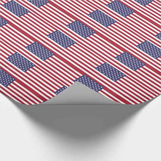 Papier Cadeau Papier d'emballage Usa Flag (Coin)