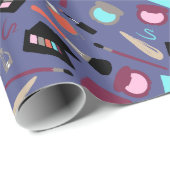 Papier Cadeau Papier d'emballage V2 de maquillage (Coin rond)