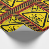 Papier Cadeau Papier d'emballage V4 d'avertissement de risque (Coin)