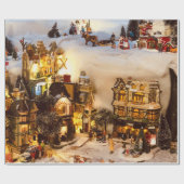 Papier Cadeau Papier d'emballage vintage (Plat)