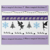 Papier Cadeau Papier d'emballage Whimsical, fée (Plat)