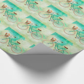 Papier Cadeau Papier d'enlèvement de bicyclette (Coin)