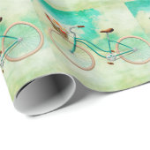 Papier Cadeau Papier d'enlèvement de bicyclette (Coin rond)