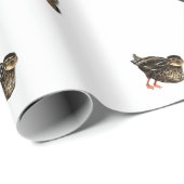 Papier Cadeau Papier d'enlèvement de canard (Coin rond)
