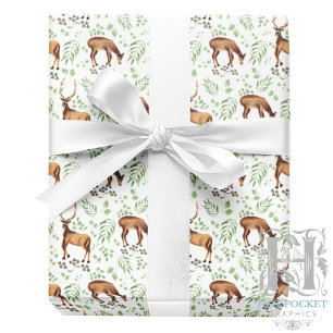 Papier Cadeau Papier d'enlèvement de cerfs