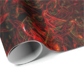 Papier Cadeau Papier d'enlèvement de charbon à feu et à chaud (Coin rond)