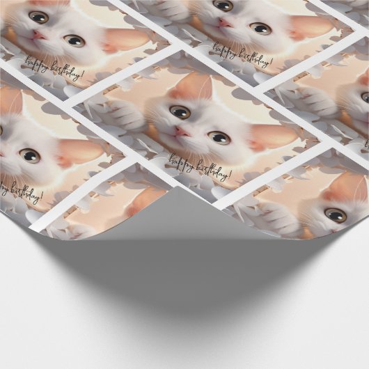 Papier Cadeau Papier d'enlèvement de chats de haute qualité (Coin)
