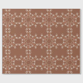 Papier Cadeau Papier d'enlèvement de flocon de neige (Plat)