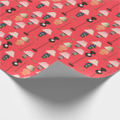 Papier Cadeau Papier d'enlèvement de la lampe - Rouge (Coin)