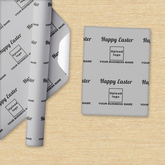 Papier Cadeau Papier d'enlèvement de pâques gris