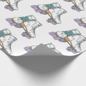 Papier Cadeau Papier d'enlèvement de patins à rouleaux (Coin)