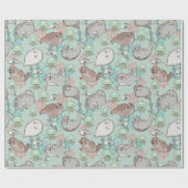 Papier Cadeau Papier d'enlèvement de phoques (Plat)