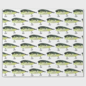 Papier Cadeau Papier d'enlèvement de poisson (Plat)