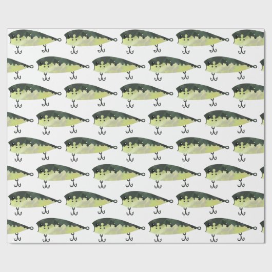 Papier Cadeau Papier d'enlèvement de poisson (Plat)